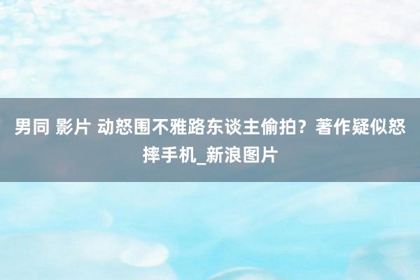 男同 影片 动怒围不雅路东谈主偷拍？著作疑似怒摔手机_新浪图片